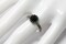 8mm Rose Cut Onyx 925 Antique Sterling Silver Ring by Salish Sea Inspirations product 2
